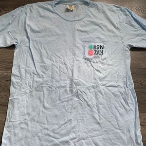 ron jon blue tee
